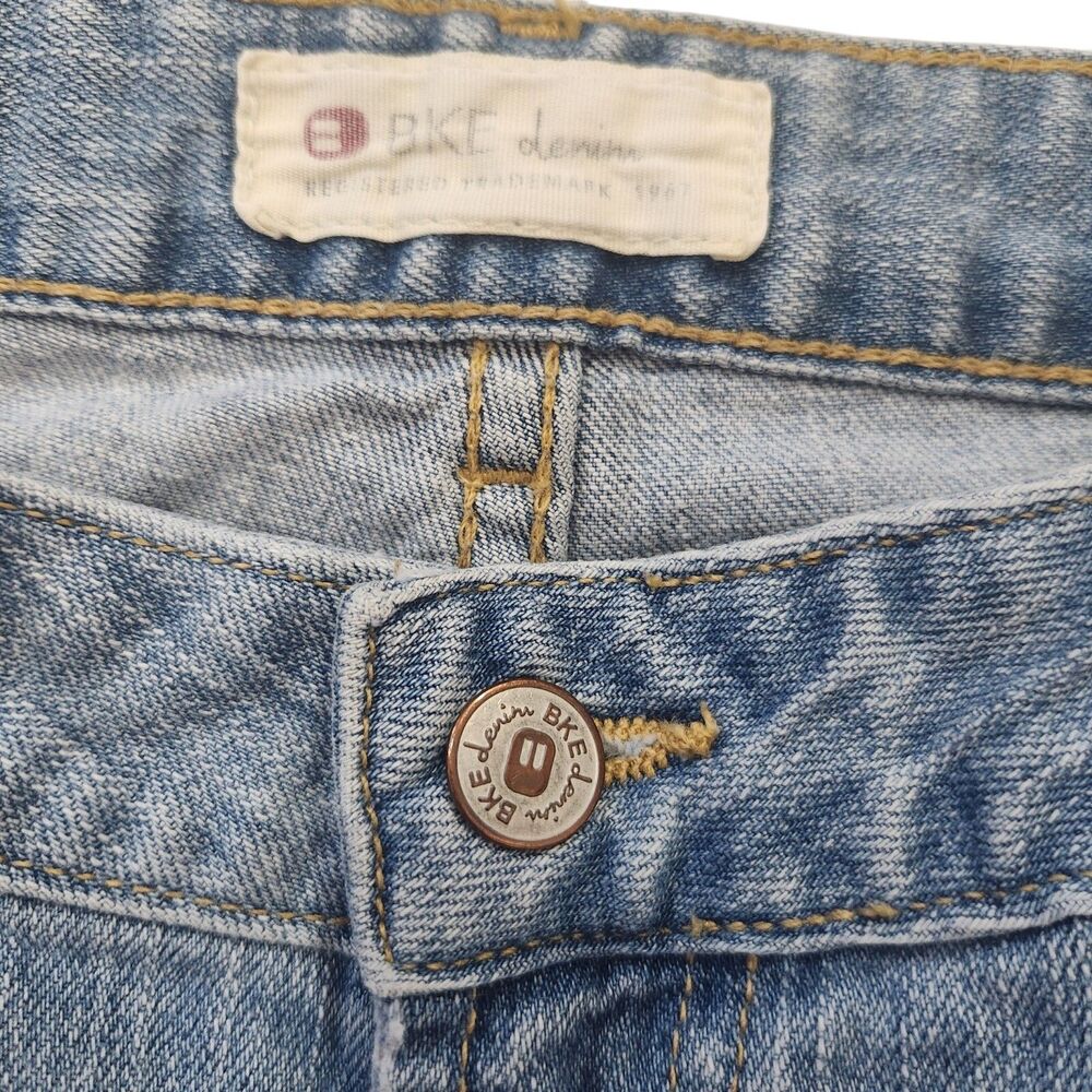 Y2K BKE Low Rise Dusty Stretch Denim Boot Cut Jeans-30-Cowgirl-Pop-Punk-Glam - Picture 7 of 13